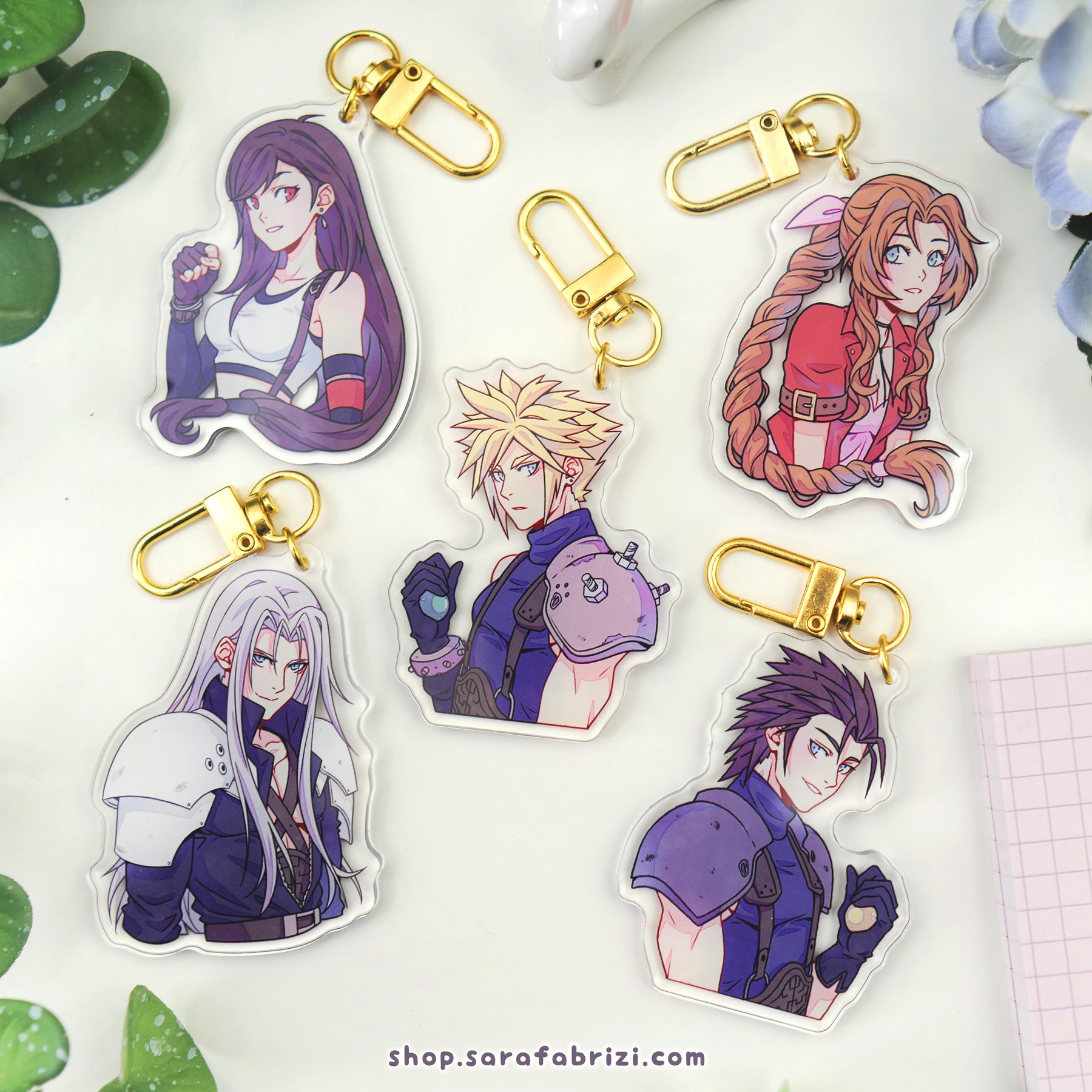 Final Fantasy VII Remake | Acrylic Keycharms - Image 2