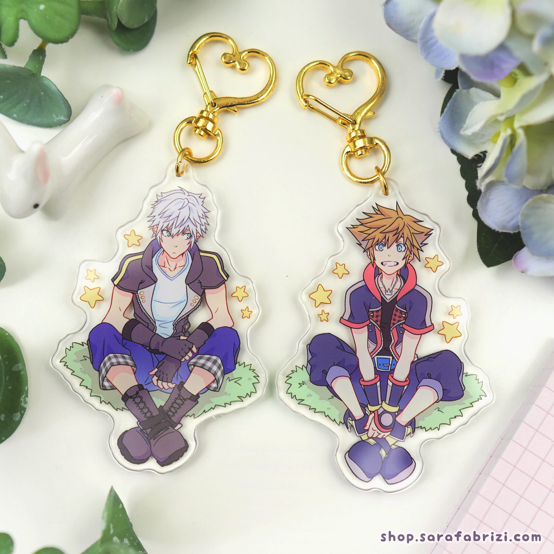 Kingdom Hearts | Sora & Riku Keycharms - Image 2