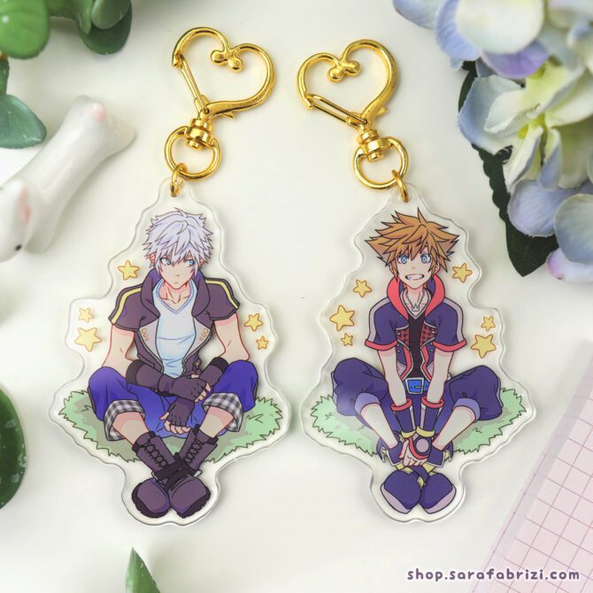 Kingdom Hearts | Sora & Riku Keycharms