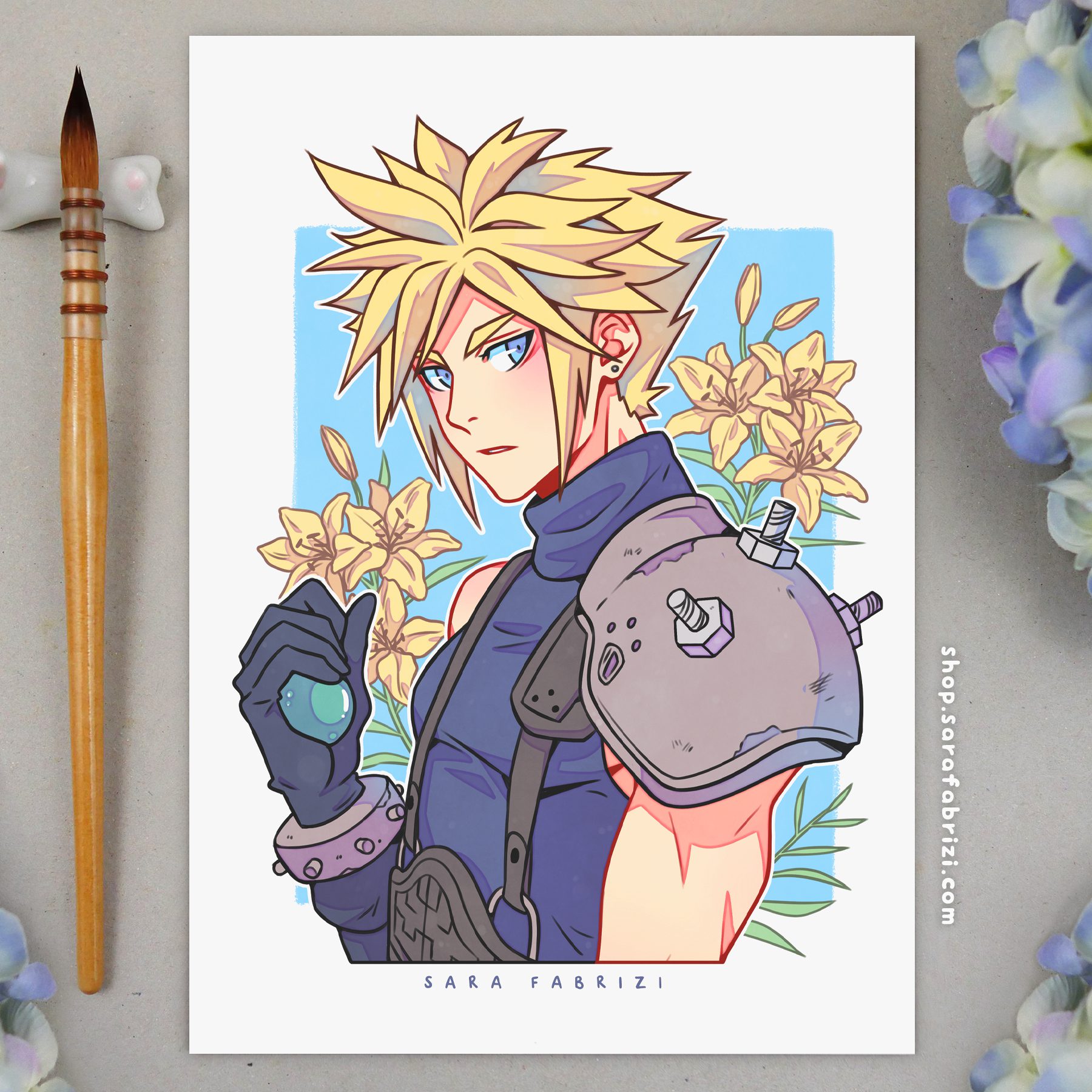 FF7R | Cloud High-quality Print
