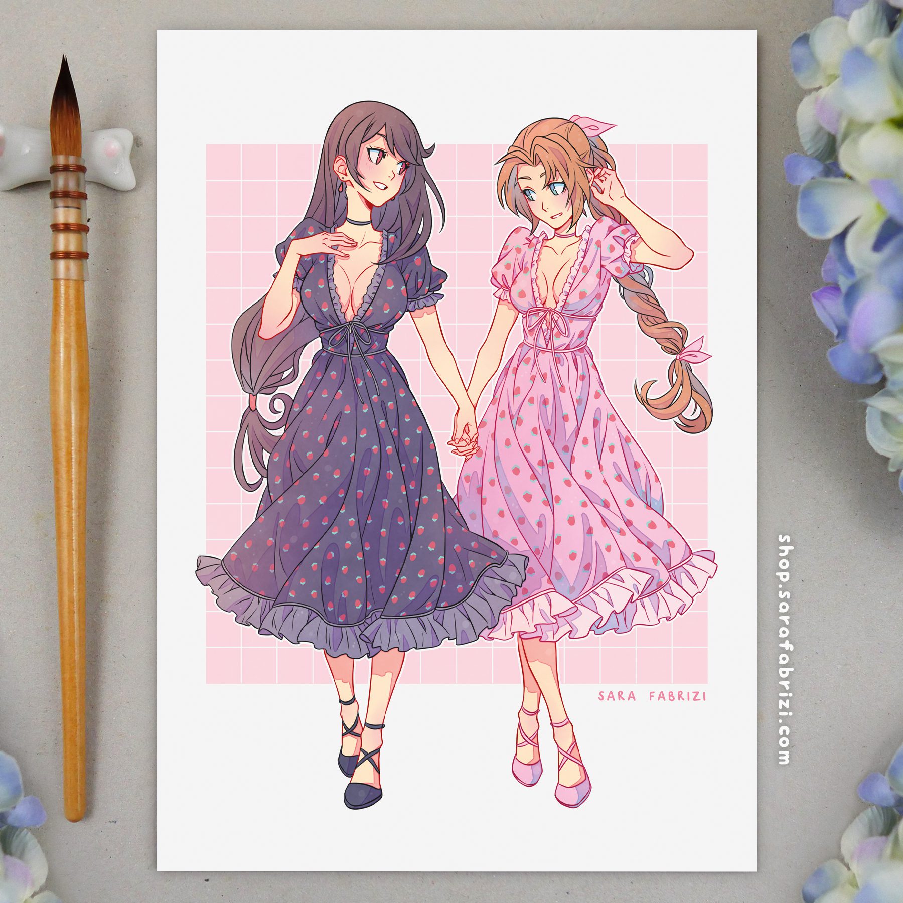 FF7R | Aerith & Tifa High-quality Print