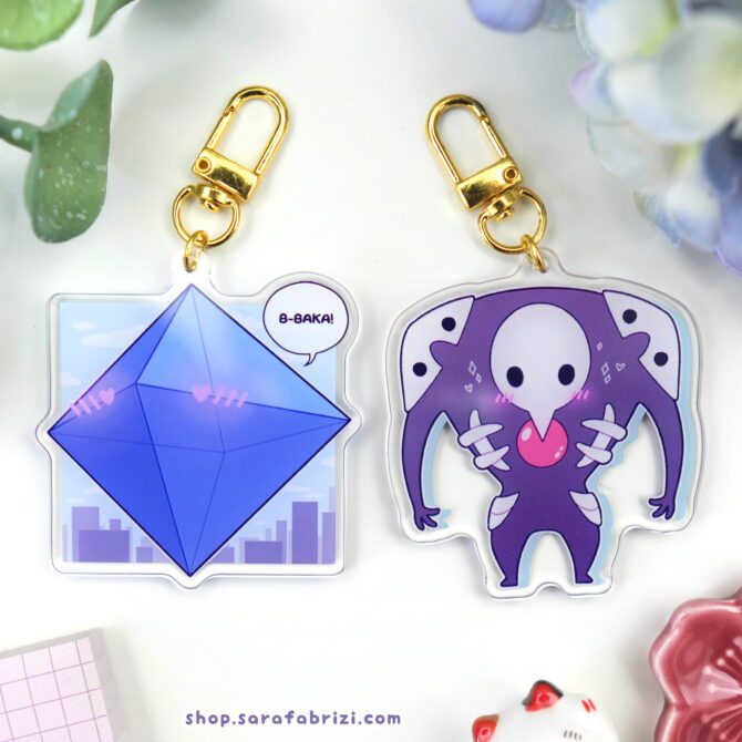 NGE | Ramiex and Sachiel Acrylic Keycharms