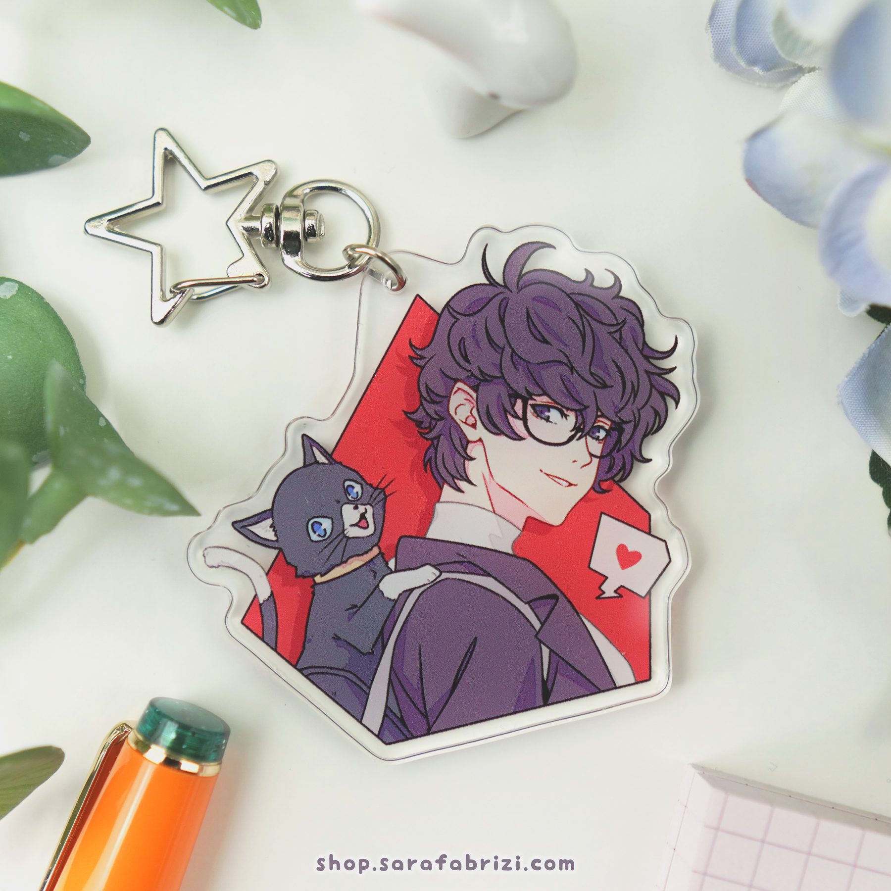 Persona 5 | Ren & Mona Keycharm