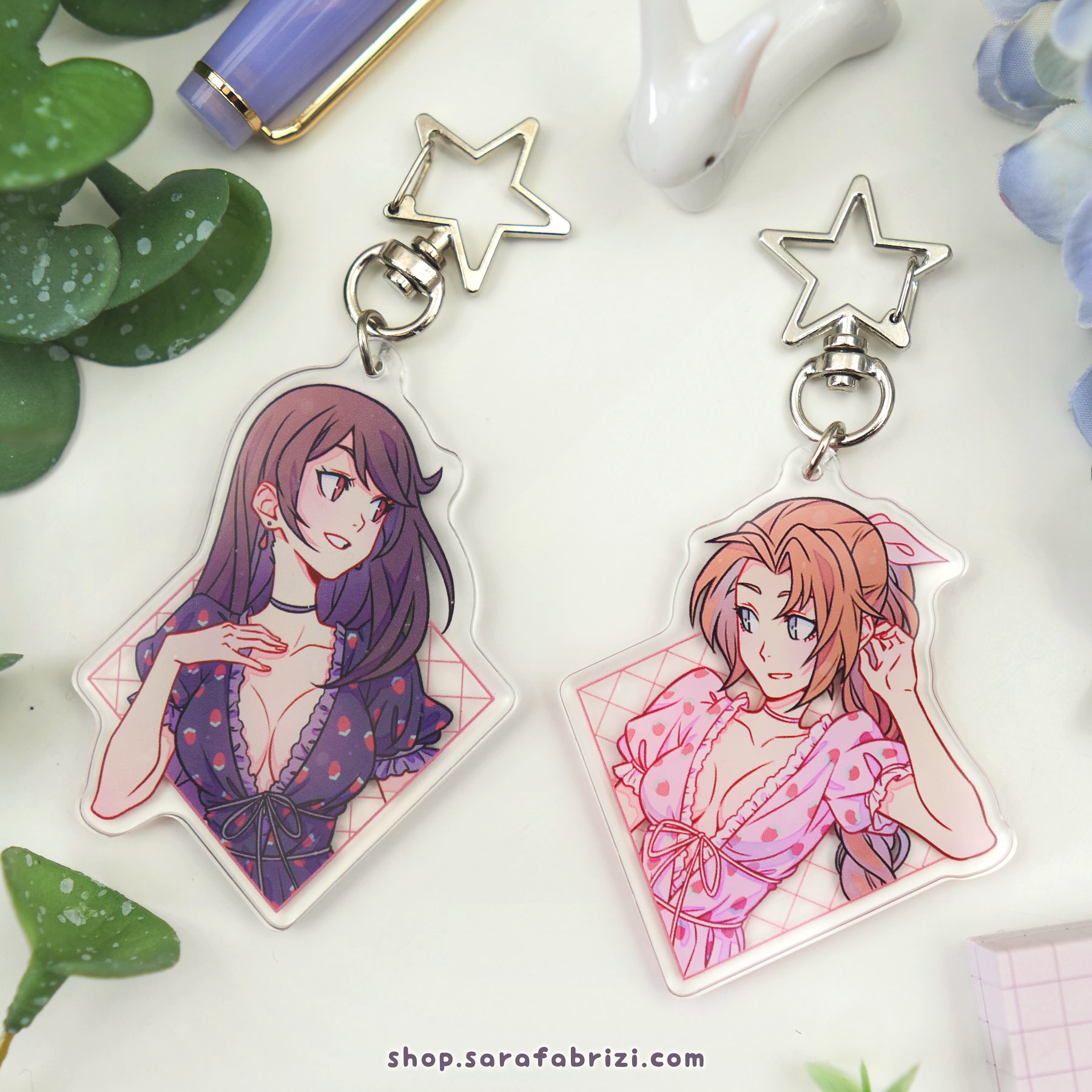 FF7R | Tifa & Aerith Keycharms - Image 2