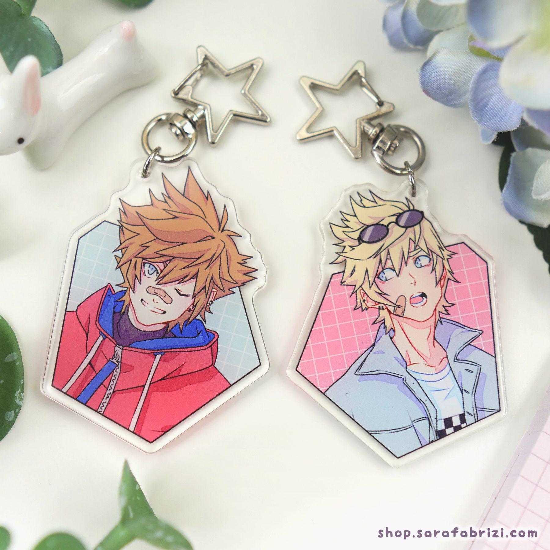 Kingdom Hearts | Skater Sora & Roxas Keycharms - Image 2