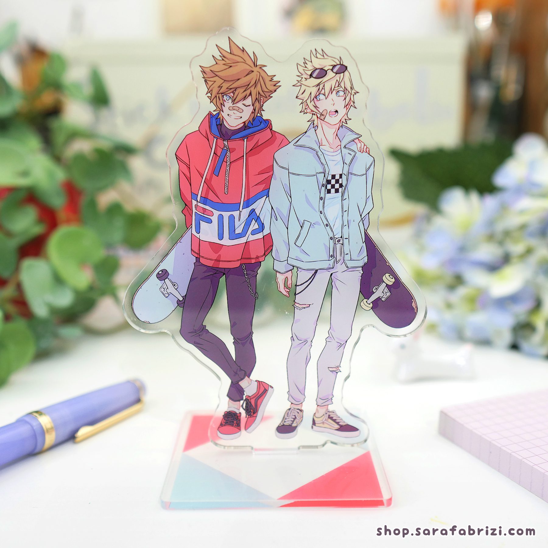 Kingdom Hearts | Skater Sora & Roxas Standee