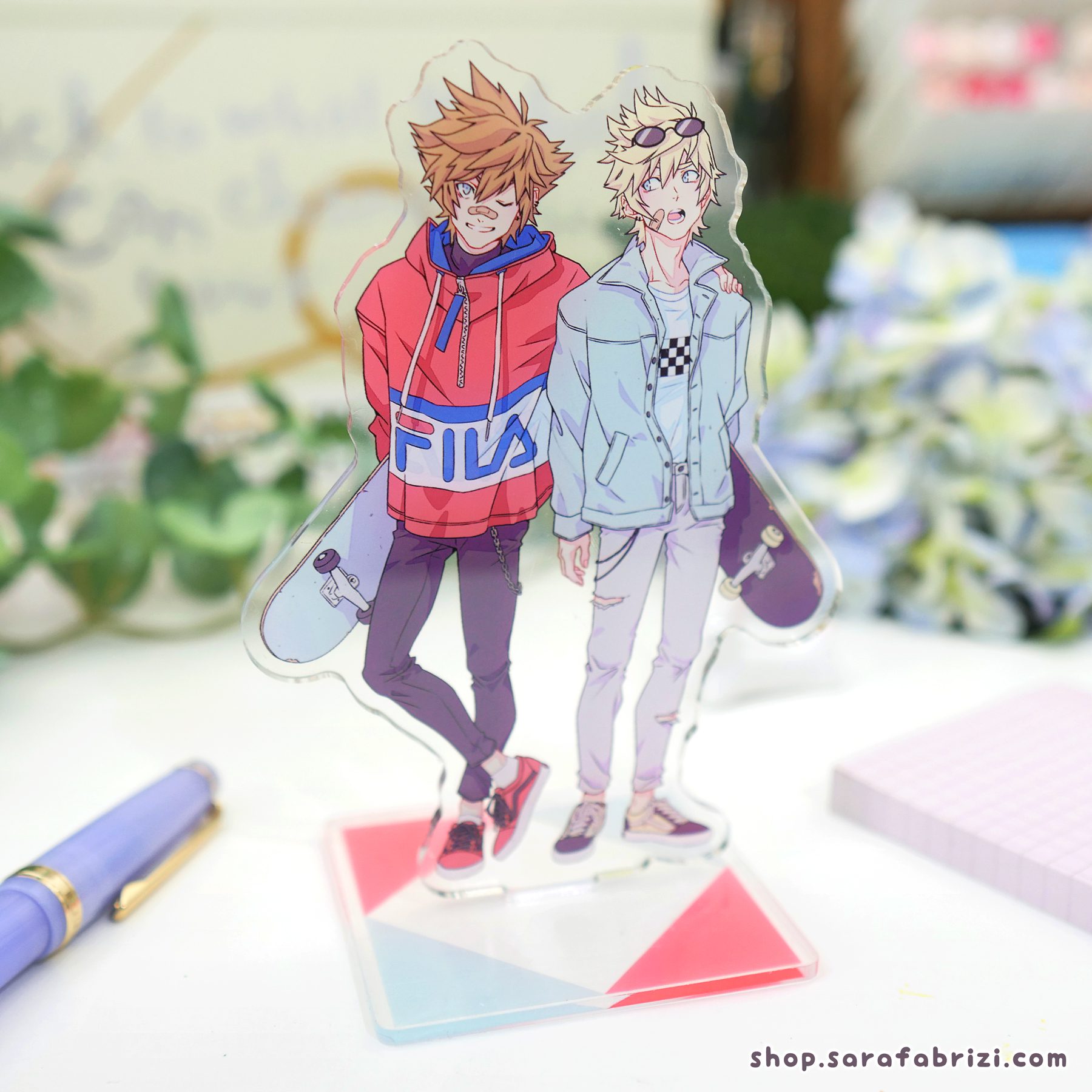 Kingdom Hearts | Skater Sora & Roxas Standee - Image 2