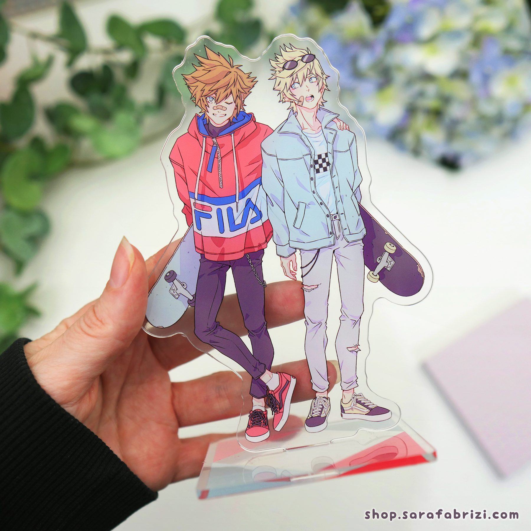 Kingdom Hearts | Skater Sora & Roxas Standee - Image 3