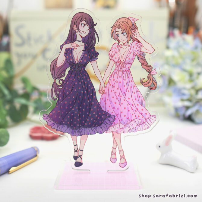 FF7R | Tifa & Aerith Standee