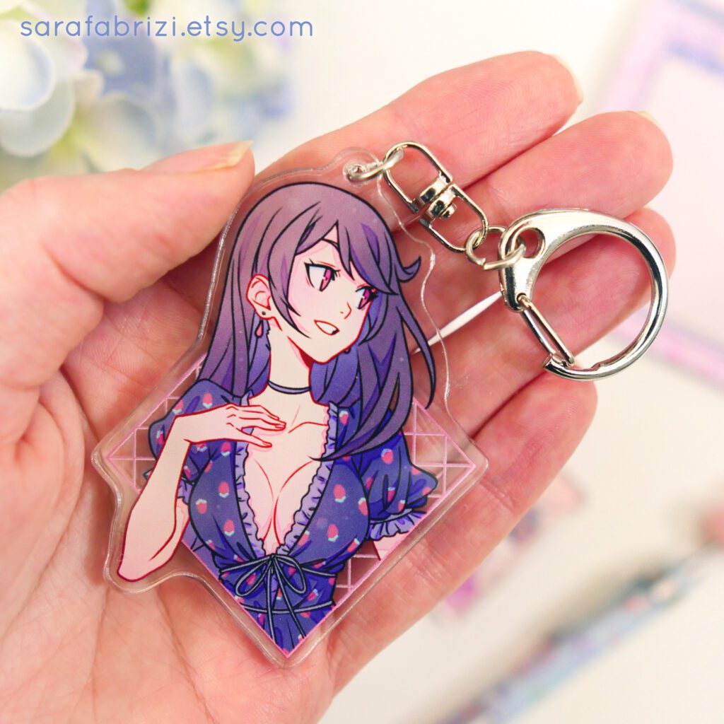 FF7R | Tifa & Aerith Keycharms - Sara Fabrizi Art Shop