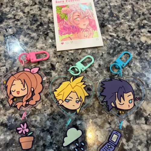 Final Fantasy VII Remake | Acrylic Keycharms photo review