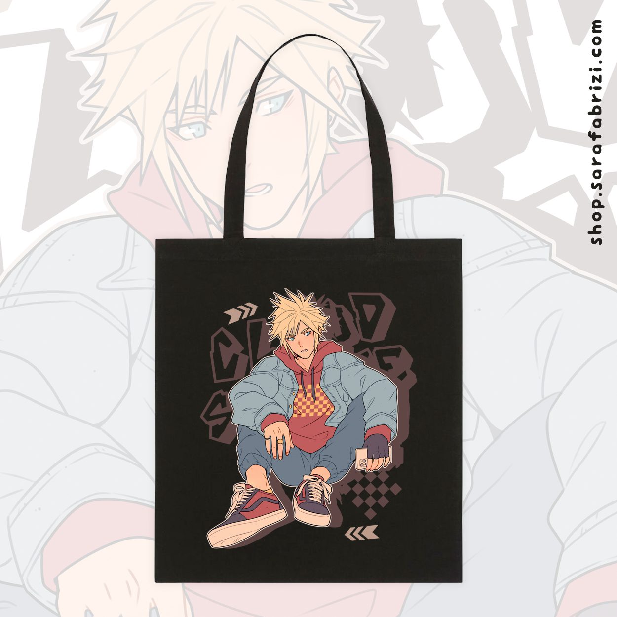 Final Fantasy VII Remake | Cloud Strife Tote Bag
