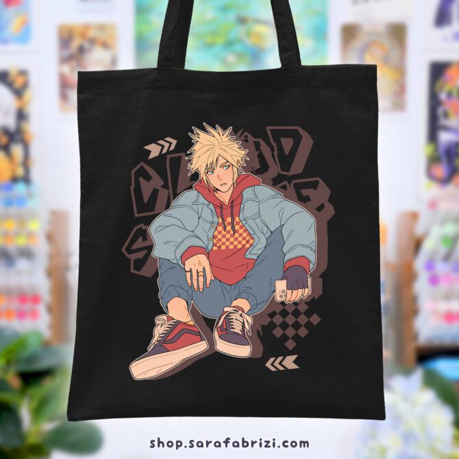 Final Fantasy VII Remake | Cloud Strife Tote Bag