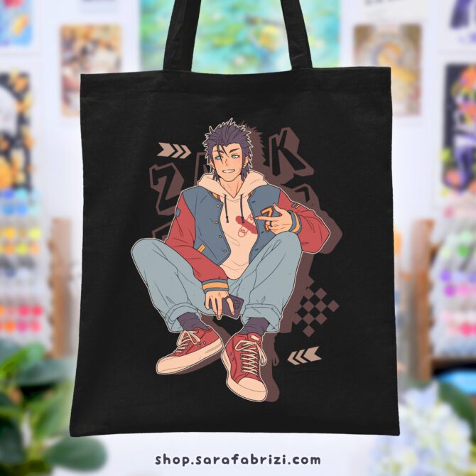 Final Fantasy VII Remake | Zack Fair Tote Bag