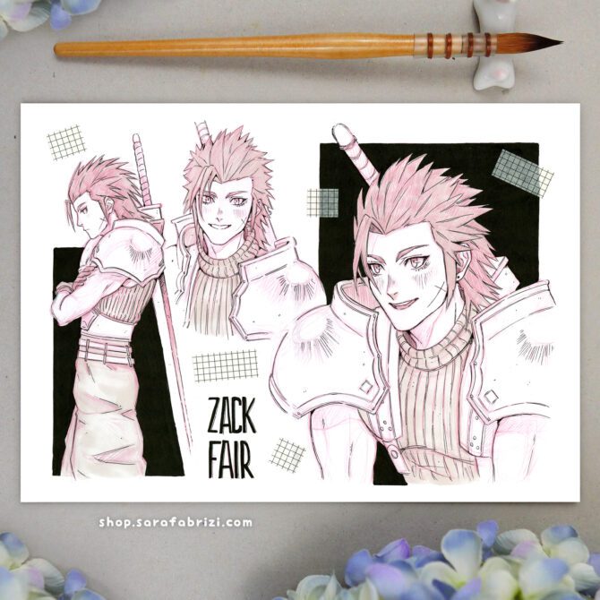 Zack Fair | High-quality Print