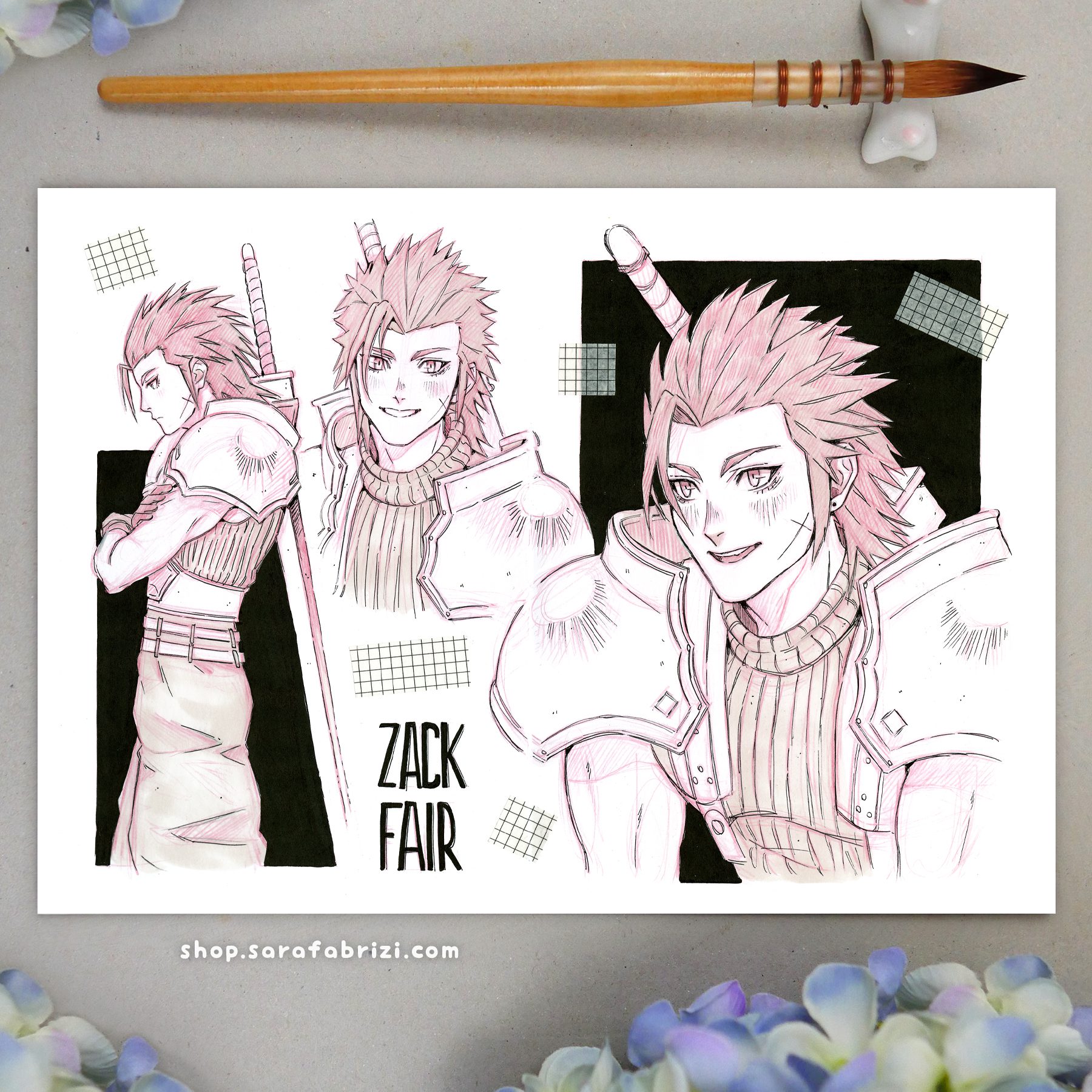 Zack Fair | High-quality Print