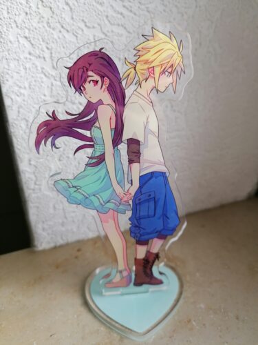 FF7R | Cloud & Tifa Standee photo review