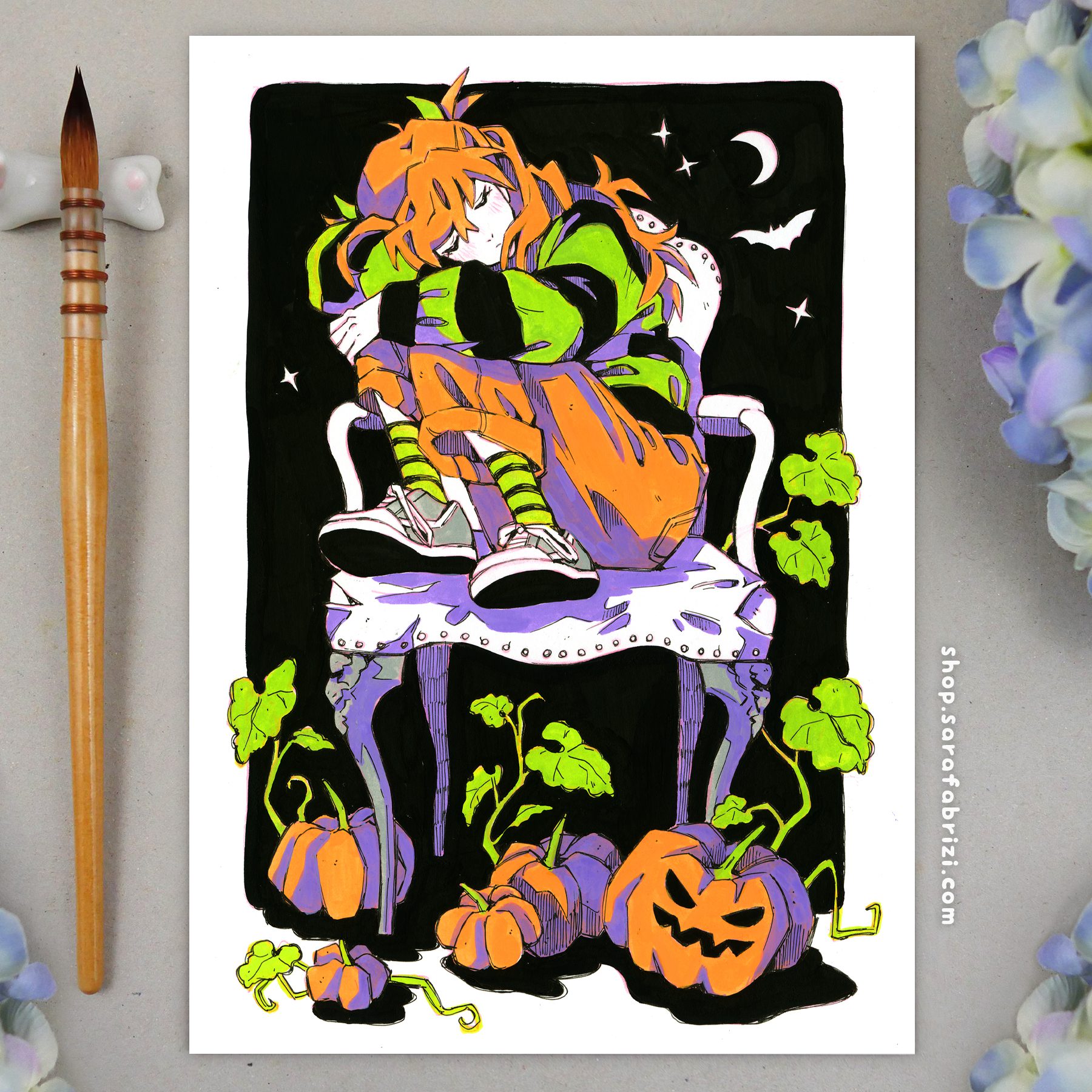 Evangelion | Halloween High-quality Print