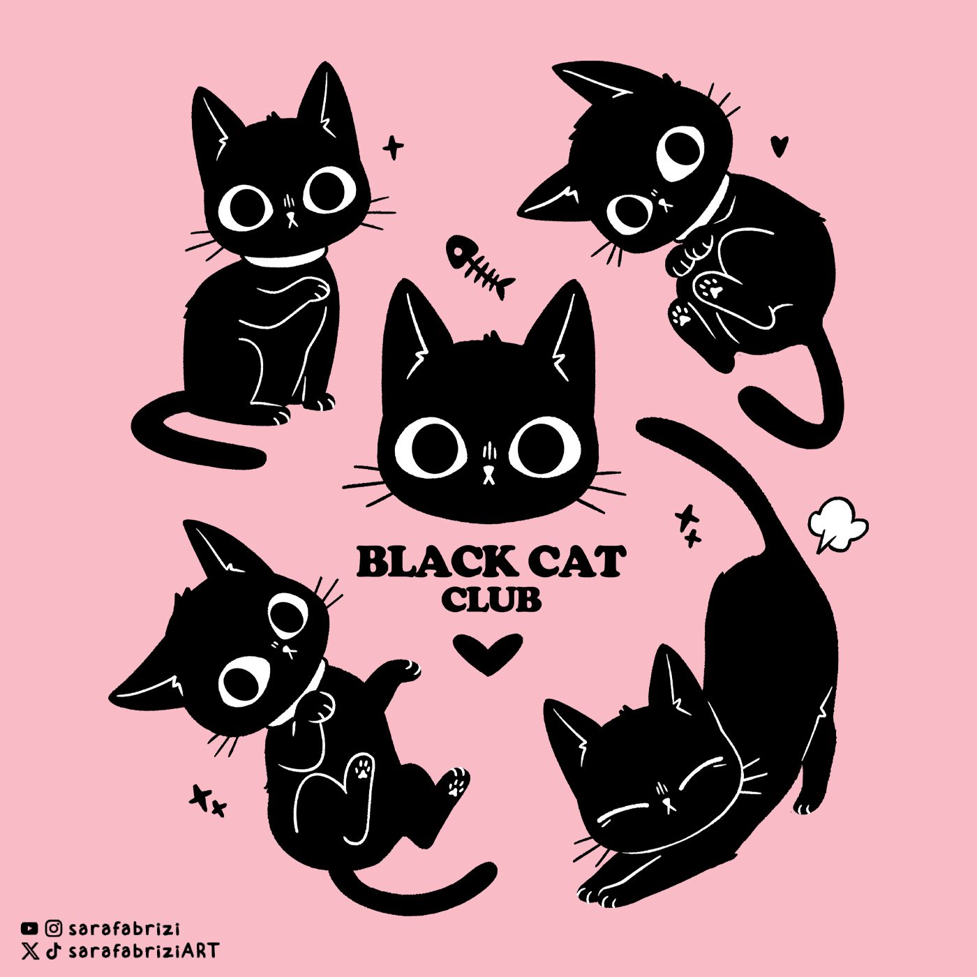 Black Cat Club | Tote Bag - Image 2