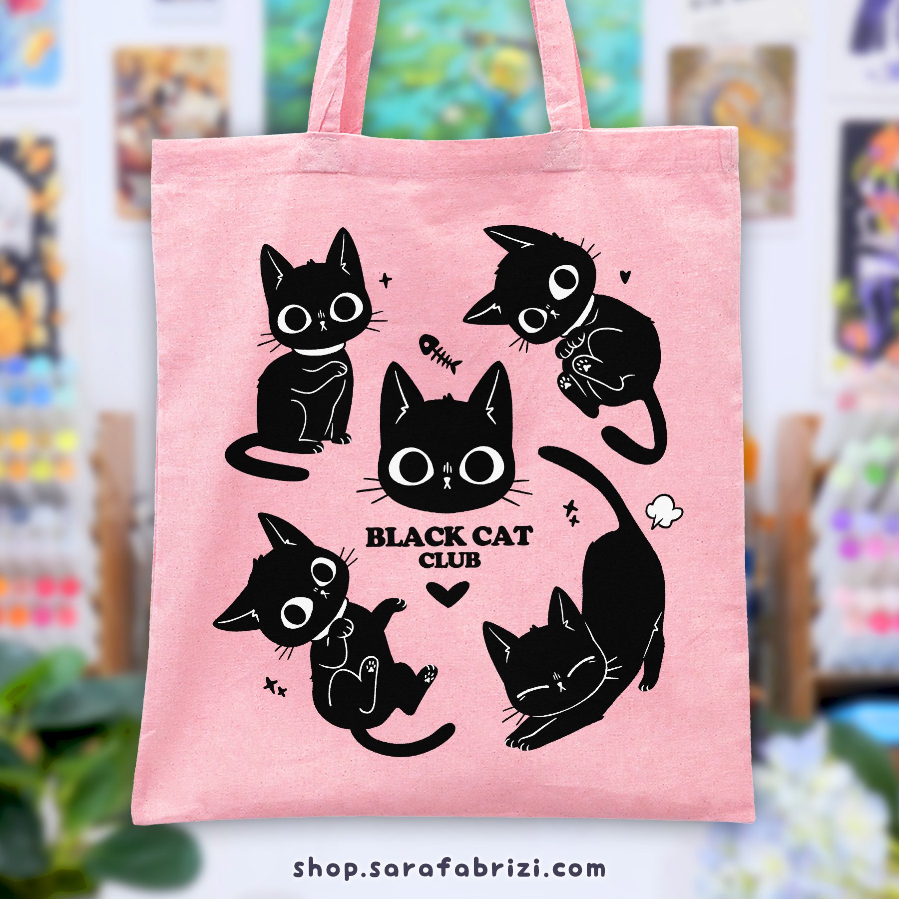 Black Cat Club | Tote Bag