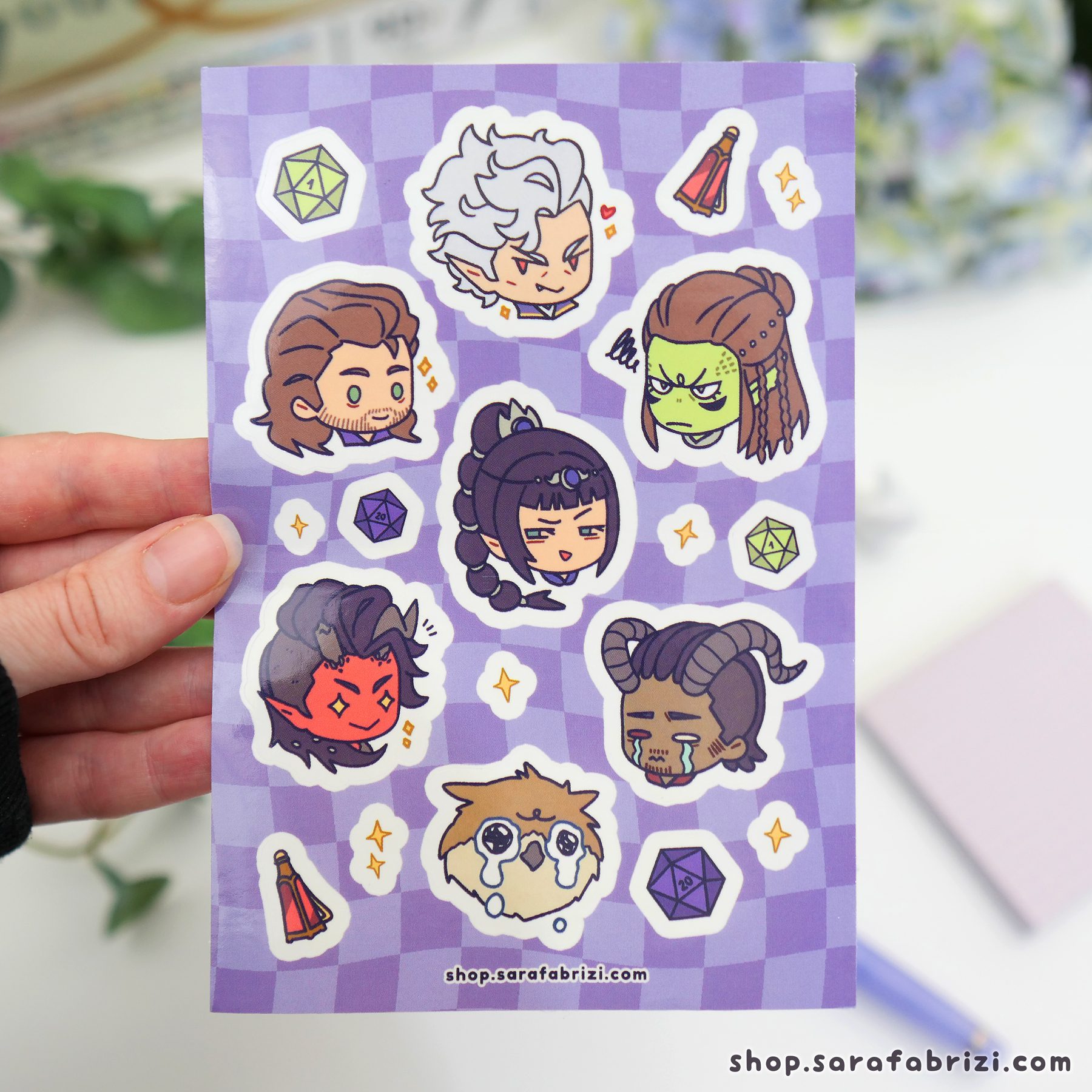 Baldur's Gate III | Sticker Sheet
