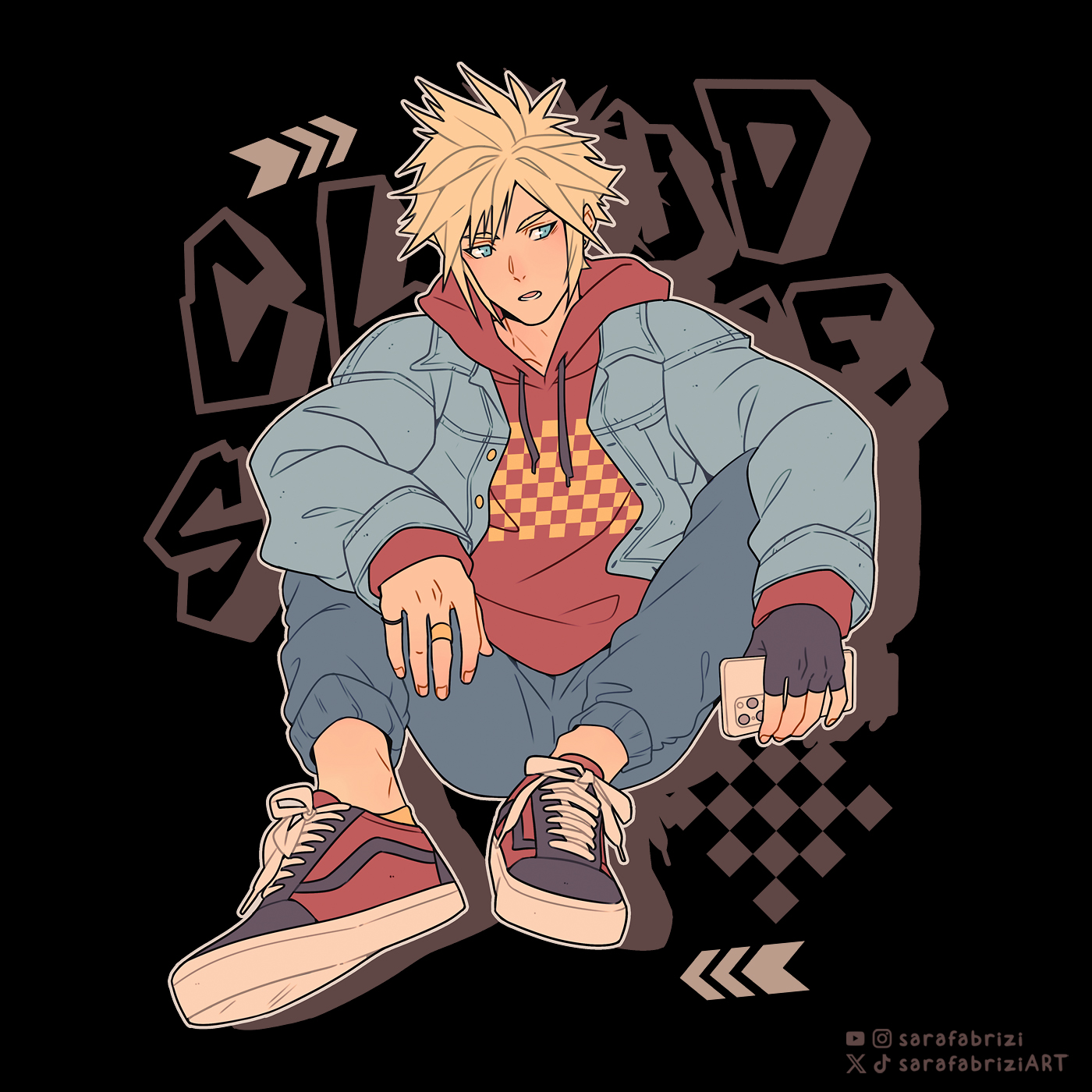 Cloud Strife | Unisex Sweatshirt - Image 2