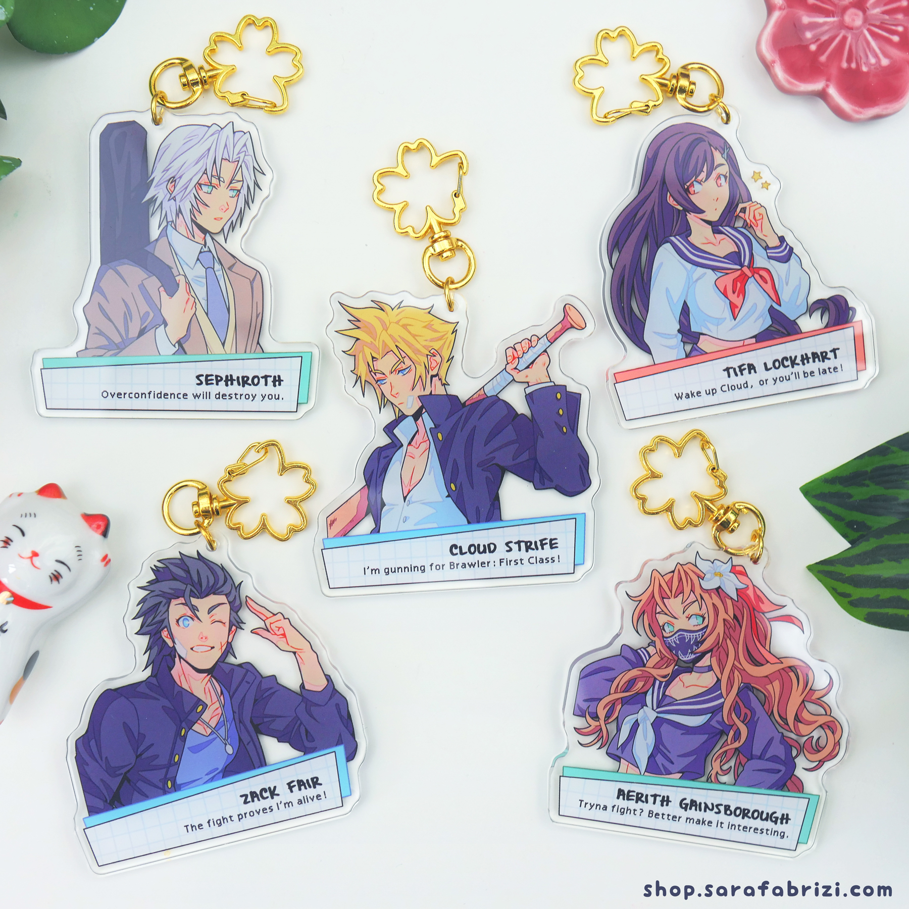 Final Fantasy VII Ever Crisis | Acrylic Keycharms - Image 3