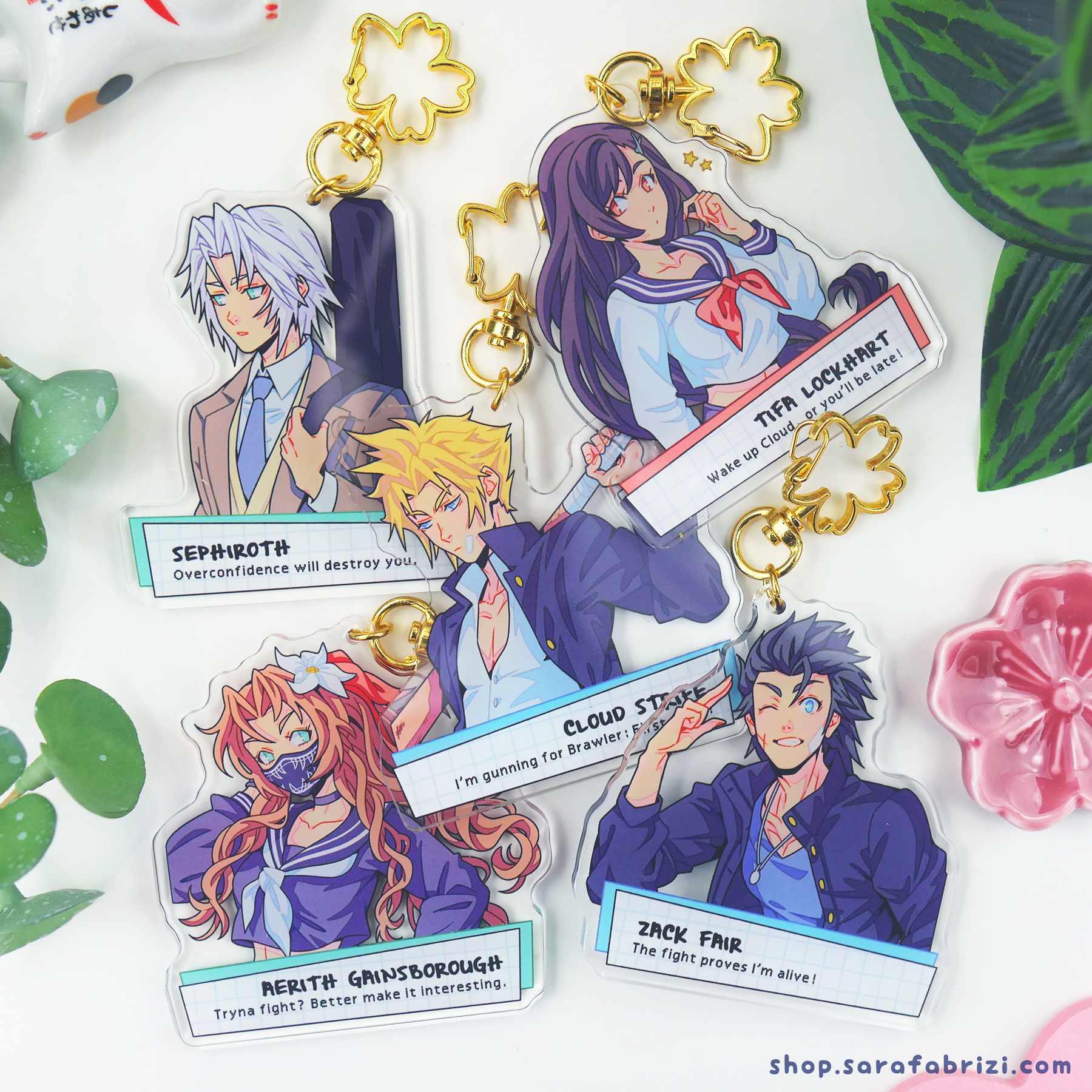 Final Fantasy VII Ever Crisis | Acrylic Keycharms - Image 2