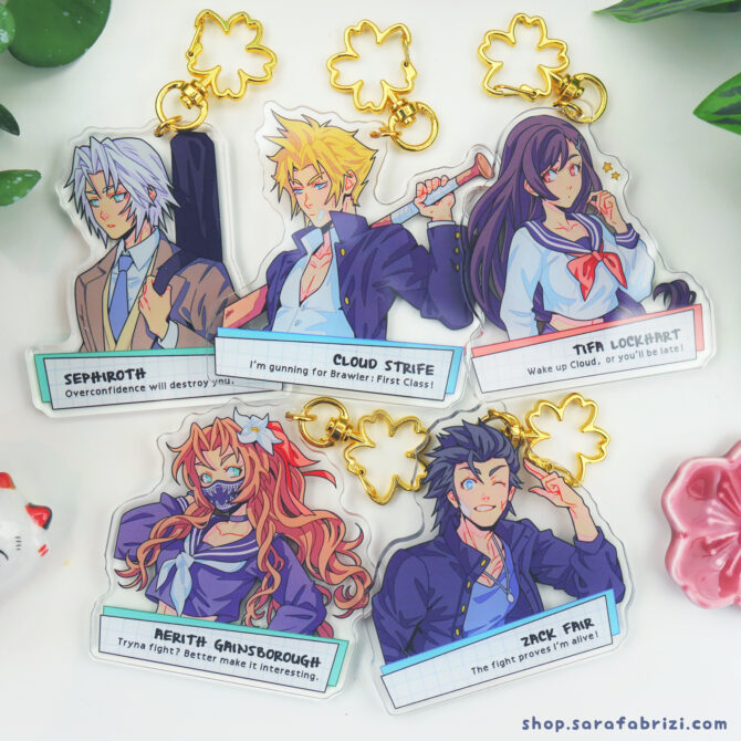 Final Fantasy VII Ever Crisis | Acrylic Keycharms