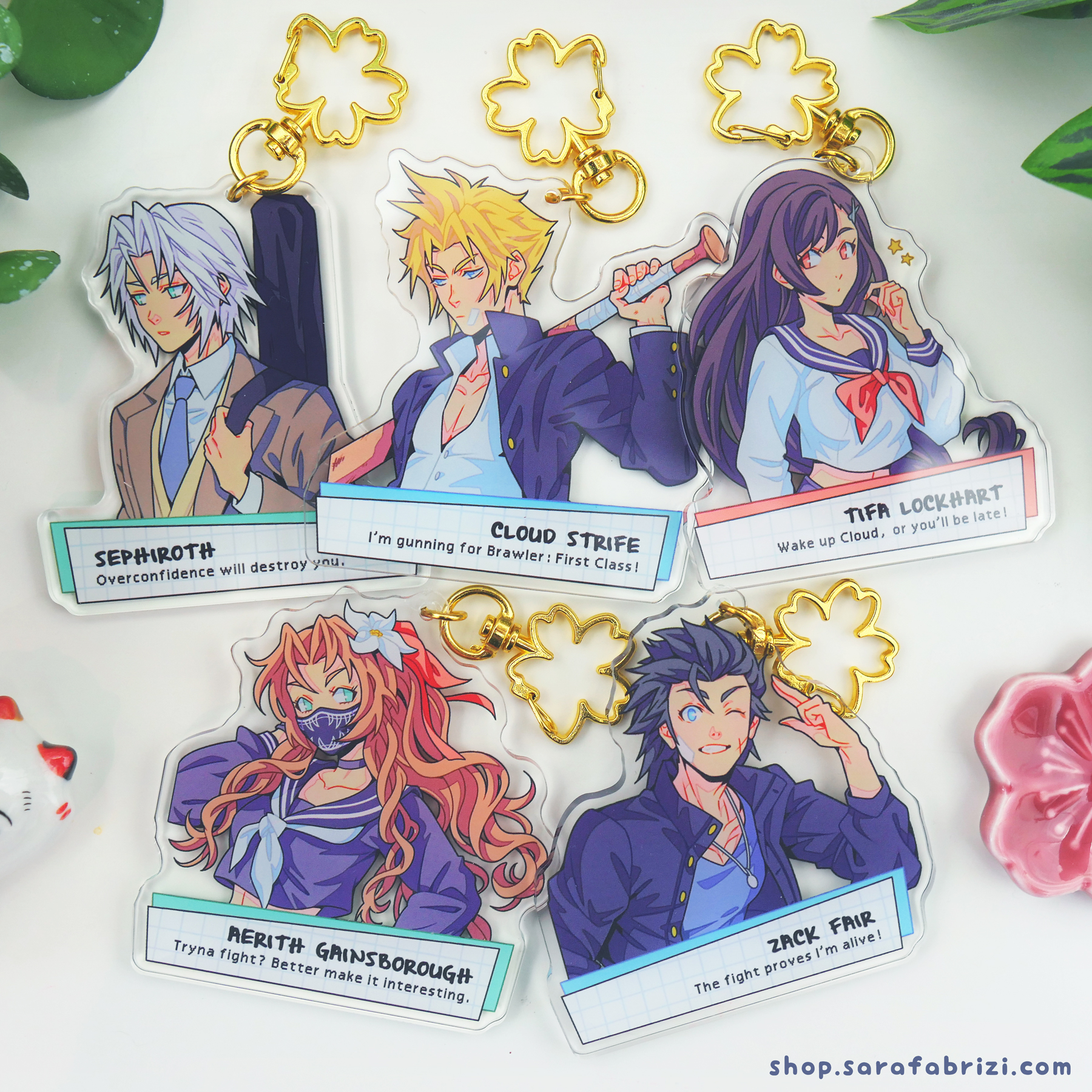 Final Fantasy VII Ever Crisis | Acrylic Keycharms