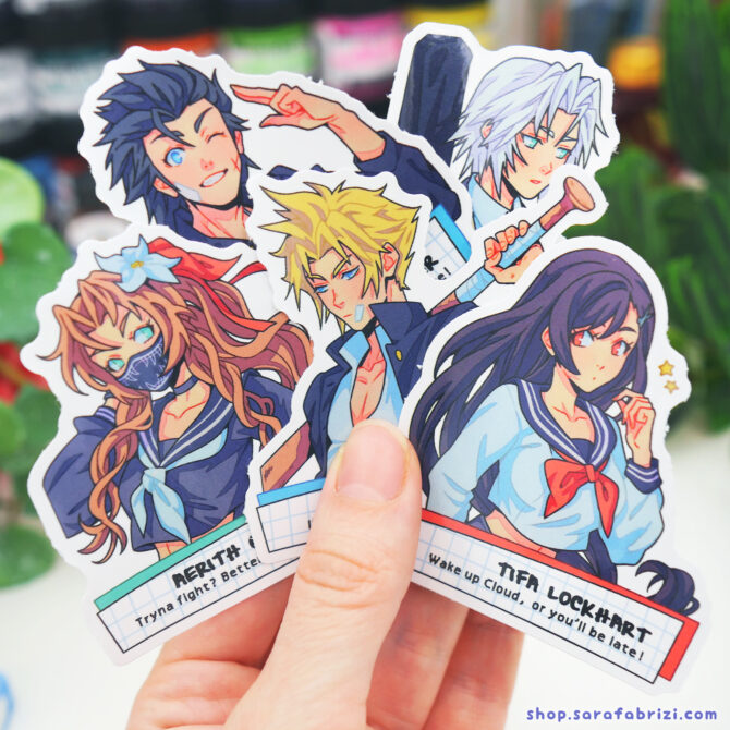 Final Fantasy VII Ever Crisis | Sticker Set