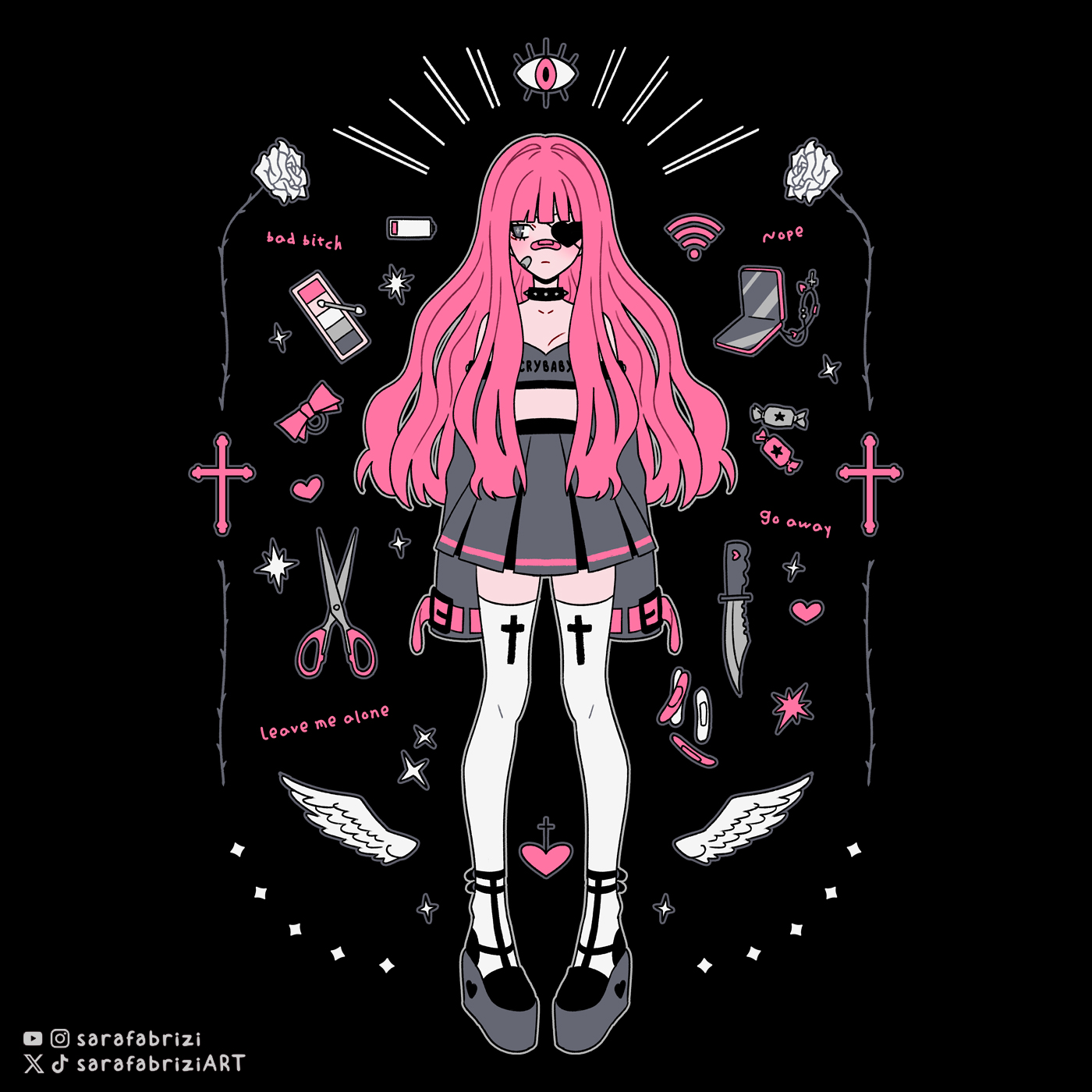Gothic Cuties | Unisex Sweatshirt - Image 2