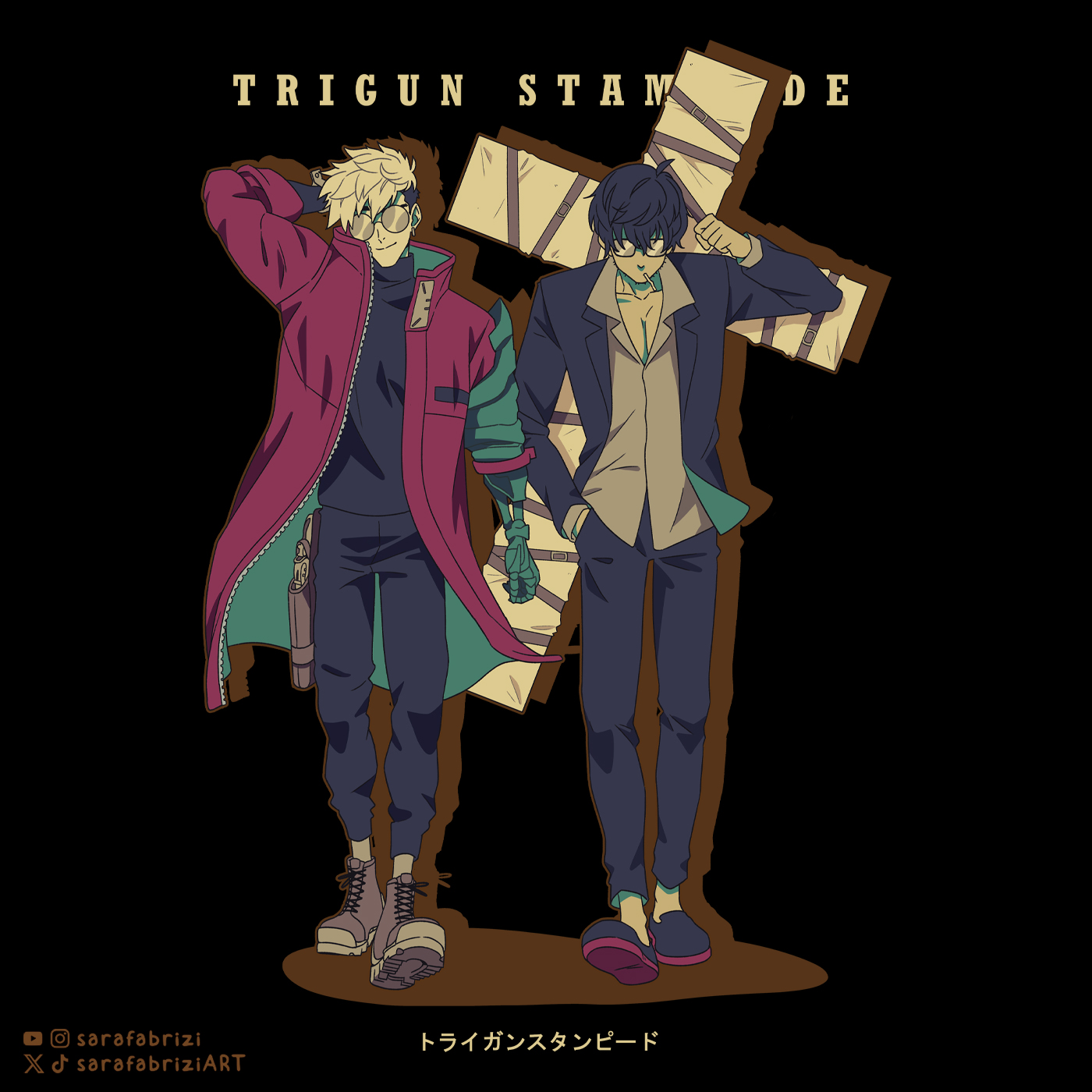 Trigun Stampede | Unisex Sweatshirt - Image 2