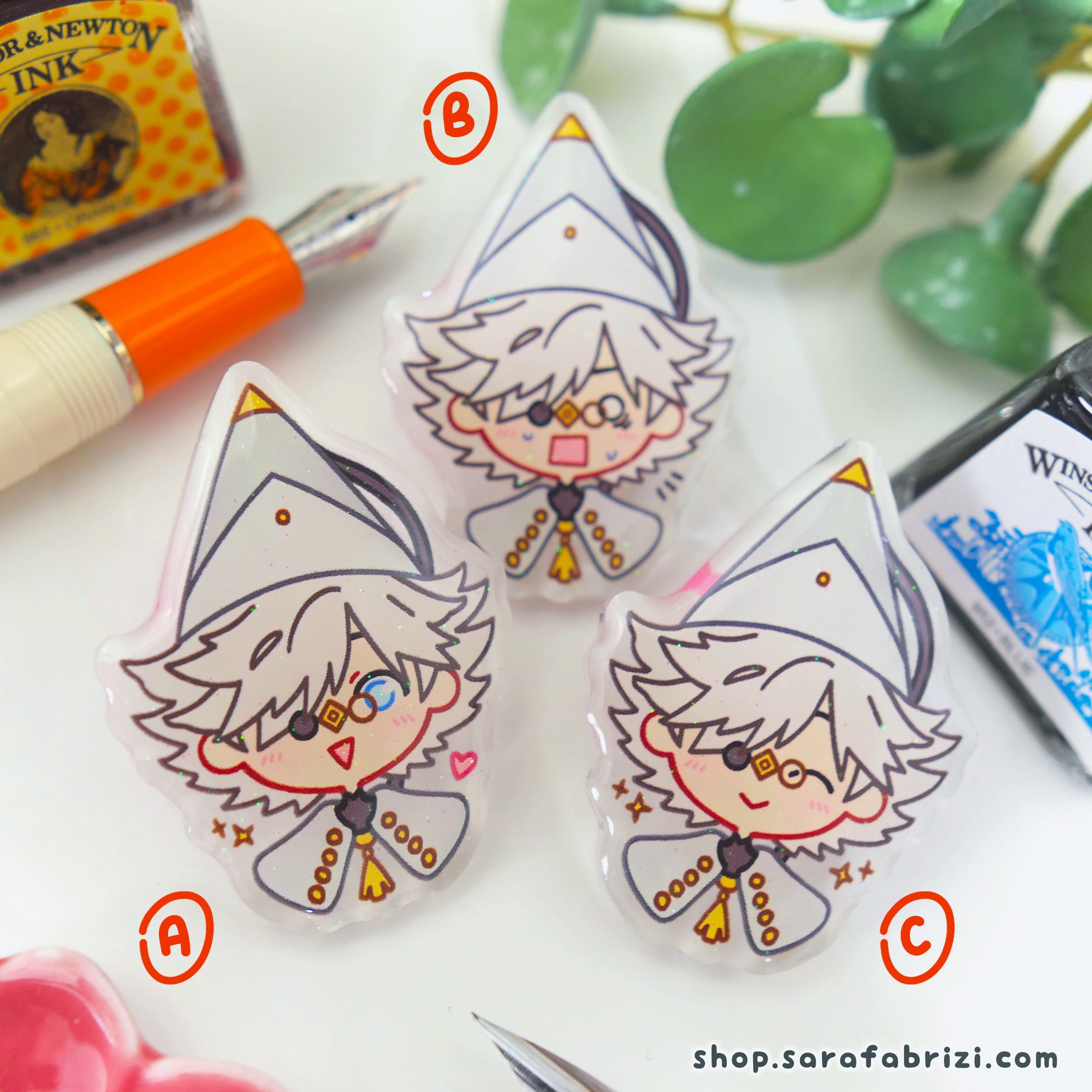 Witch Hat Atelier | Qifrey Acrylic Pins - Image 2