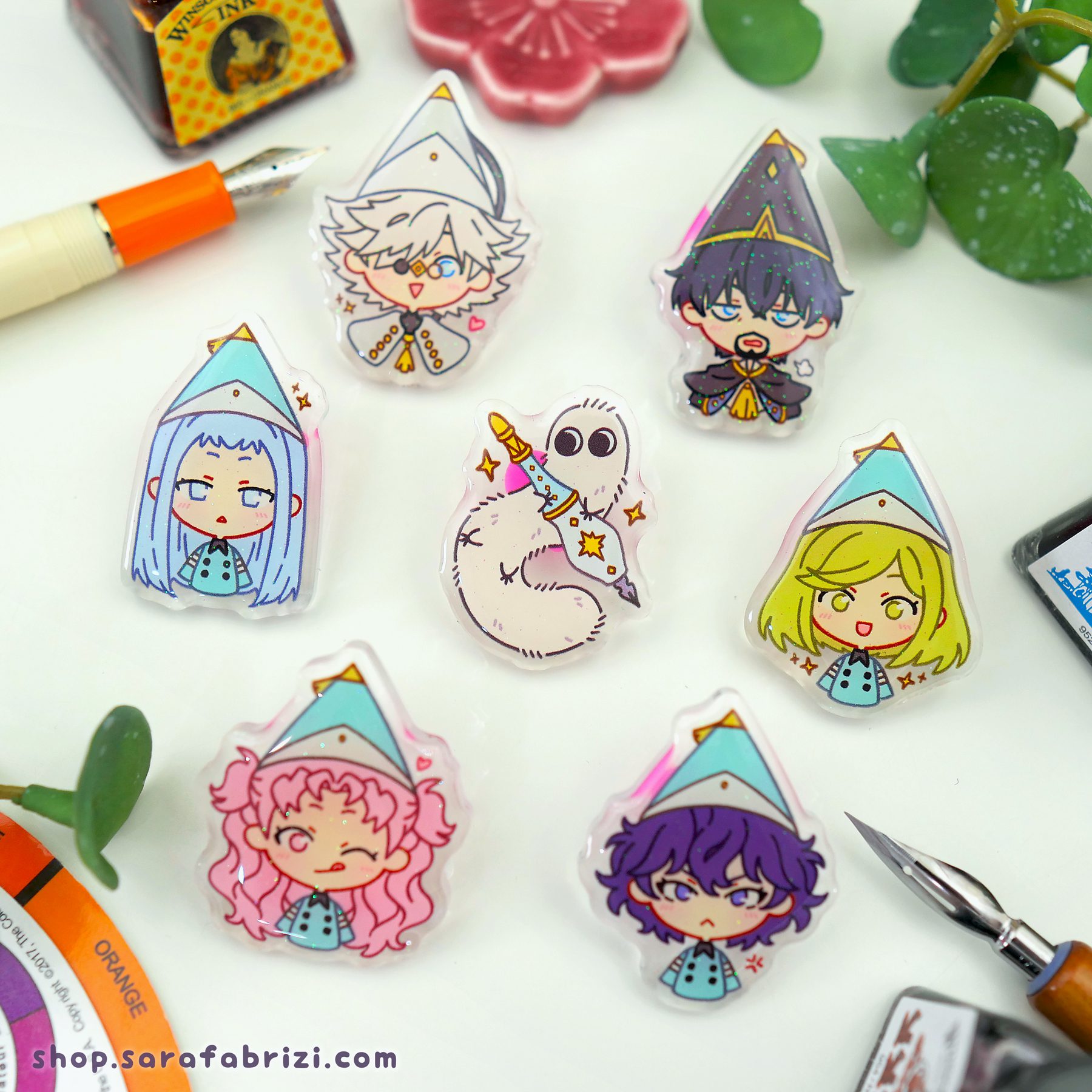 Witch Hat Atelier | Acrylic Pins - Image 2