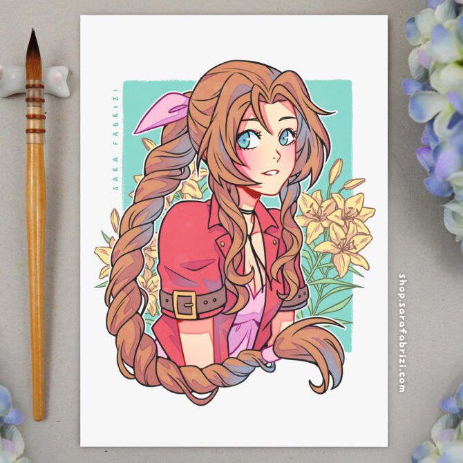 FF7R | Aerith High-quality Print