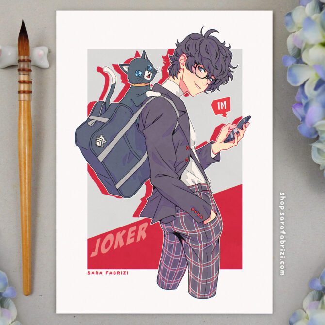 Persona 5 | Ren & Morgana High-quality Print