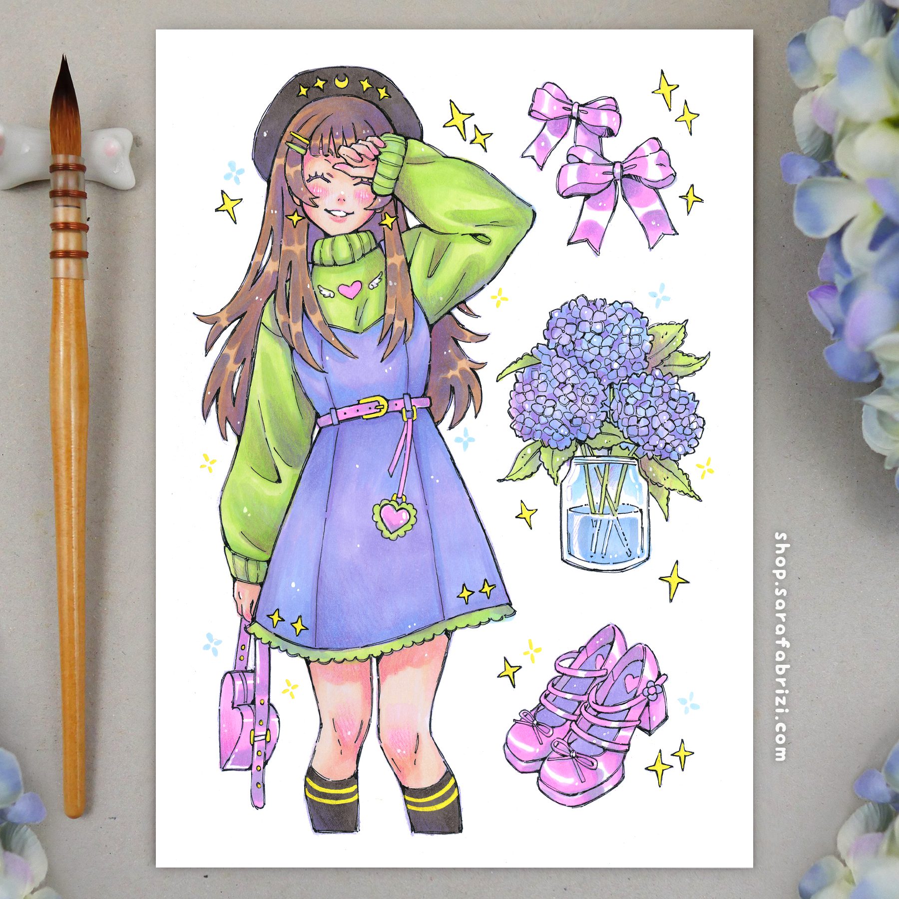 Hydrangeas | High-quality Print