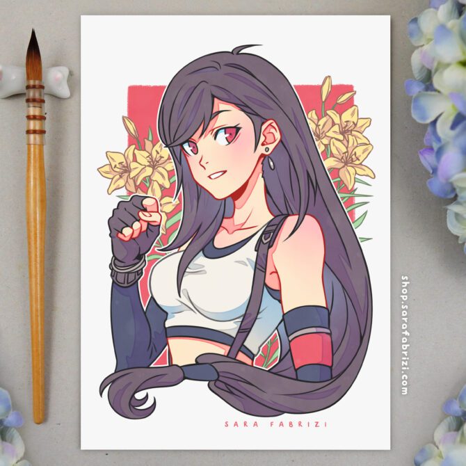 FF7R | Tifa High-quality Print