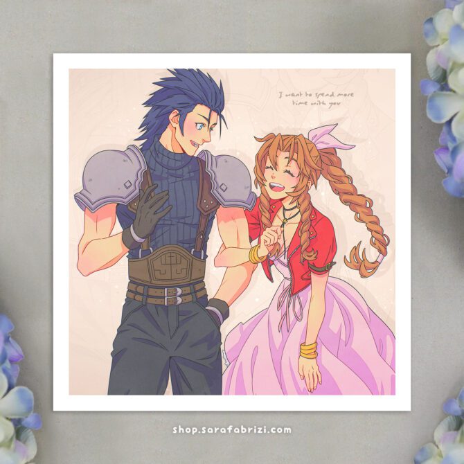 FF7R | Aerith & Zack High-quality Print